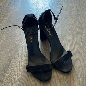 Lulus Black strappy heels